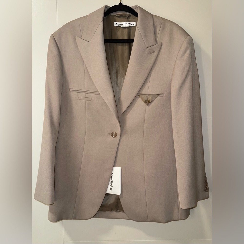Acne Studios Blazer, 34, Cold Beige - Picture 6 of 16